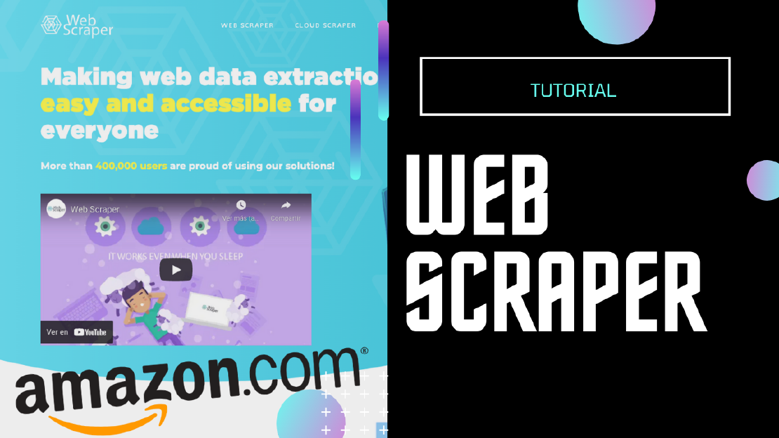 Scraper de Amazon con Web Scraper plugin para chrome